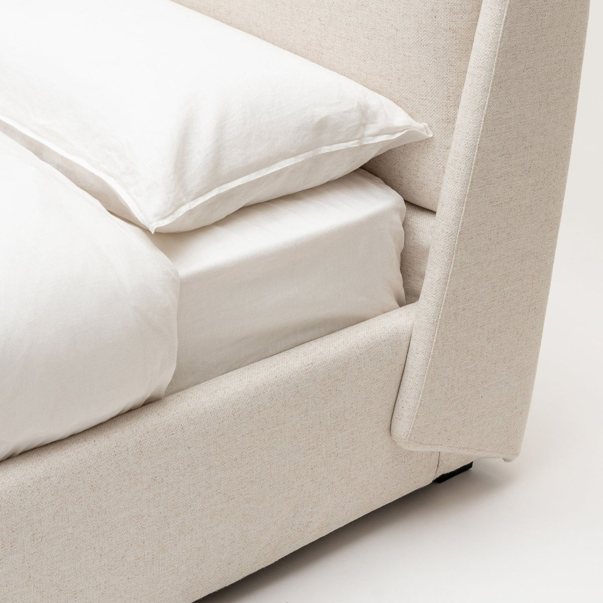 Lorenzo Bed With Storage - Beige - Beds Loom Collection Loom Collection Dubai