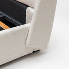 Lorenzo Bed With Storage - Beige - Beds Loom Collection Loom Collection Dubai
