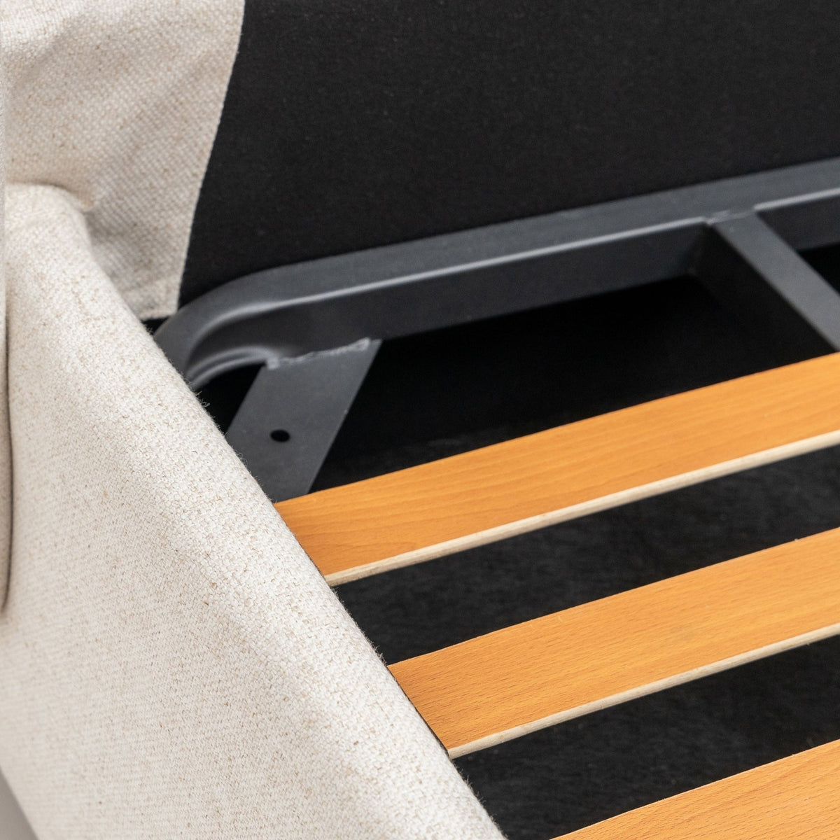 Lorenzo Bed With Storage - Beige - Beds Loom Collection Loom Collection Dubai