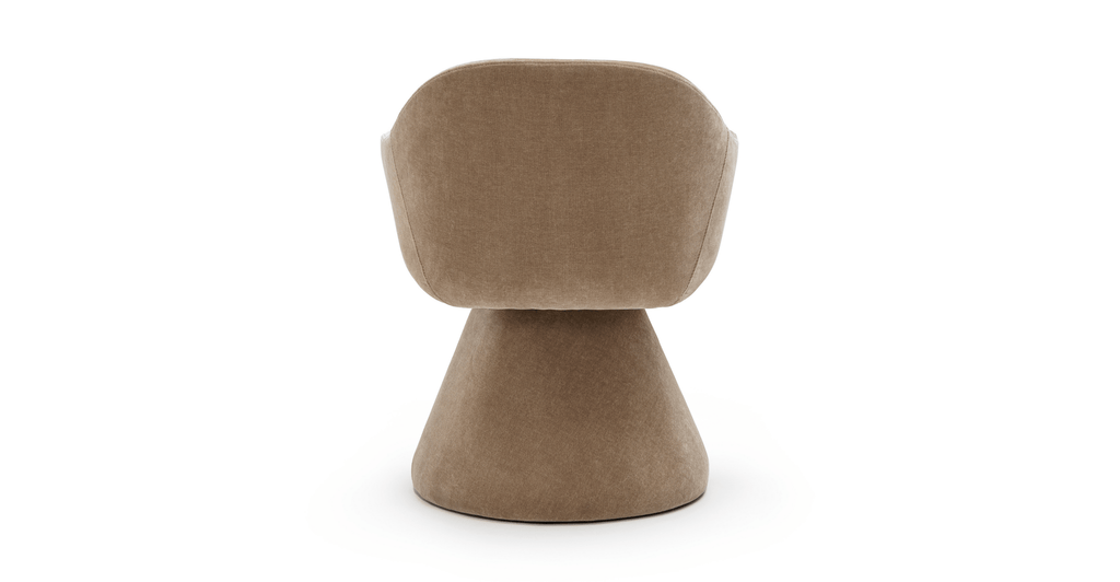 Louis Swivel Chair - Mushroom - Loom Collection