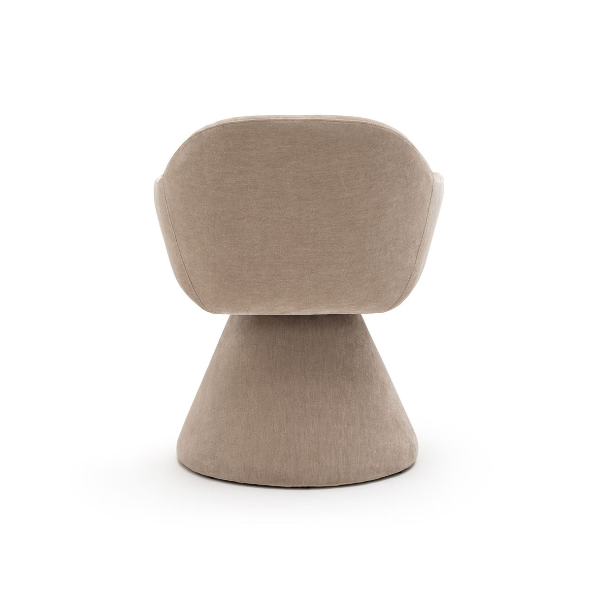Louis Swivel Chair - Mushroom - Accent Chairs Loom Collection Loom Collection Dubai