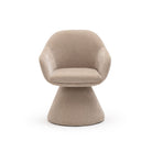 Louis Swivel Chair - Mushroom - Accent Chairs Loom Collection Loom Collection Dubai