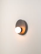 Luna - Bronze And Opal Disc Wall Light