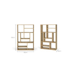 M Rack - Oak - Shelving Ethnicraft Loom Collection Dubai