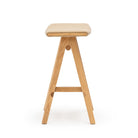 MA Counter Stool - Light Oak & Arena Leather