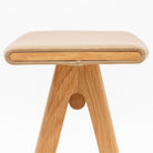 MA Counter Stool - Light Oak & Arena Leather