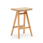 MA Counter Stool - Light Oak & Arena Leather