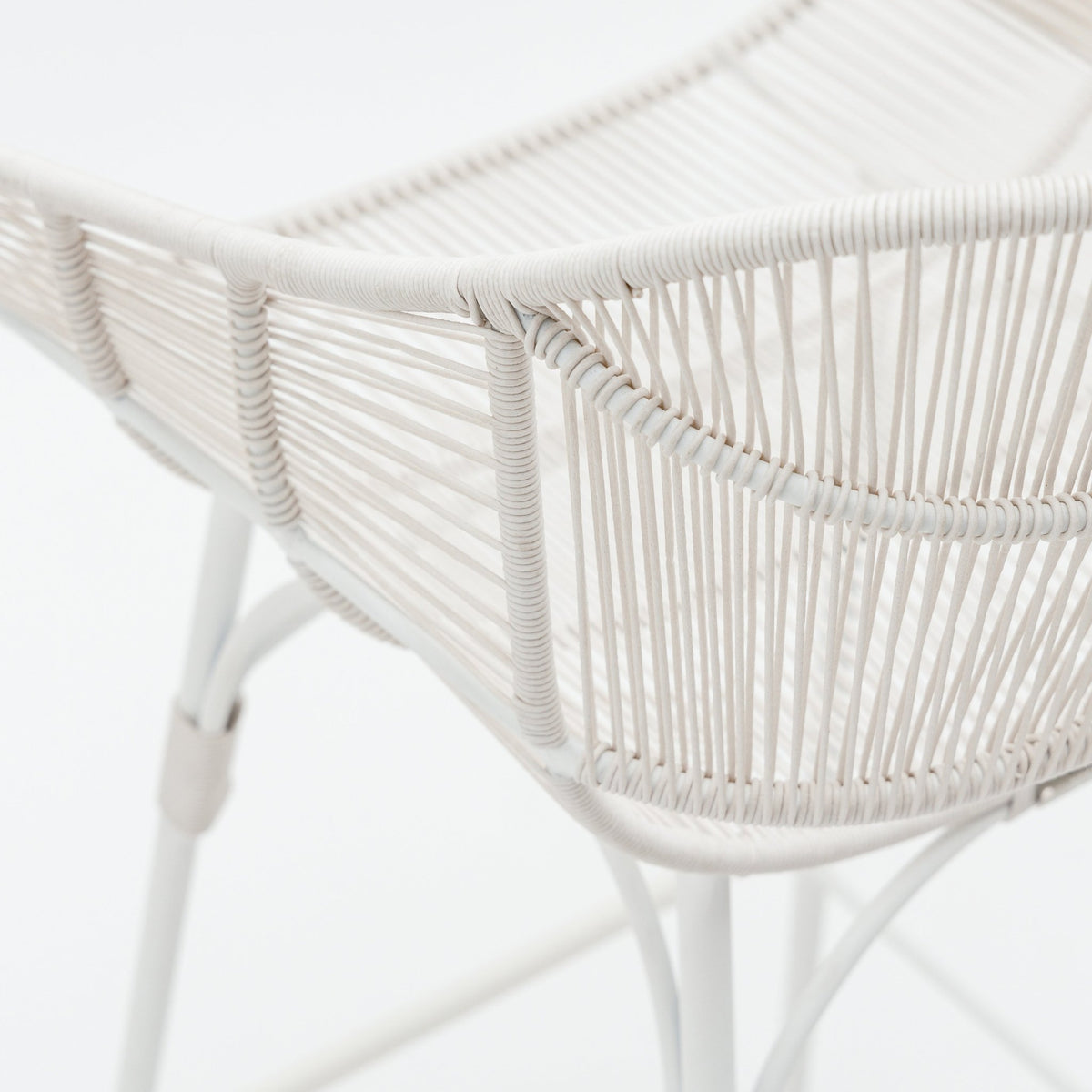 Marina Bar Stool - Stonewhite & Chalk