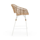Marina Bar Stool - Stonewhite & Natural