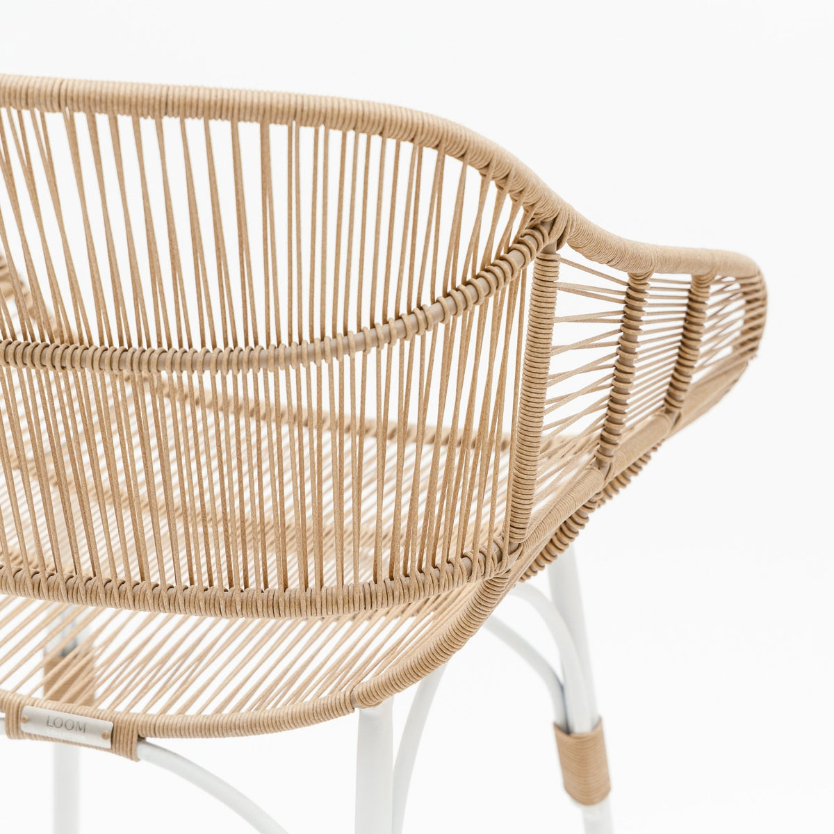 Marina Bar Stool - Stonewhite & Natural