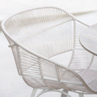 Marina Dining Armchair - Stonewhite & Chalk