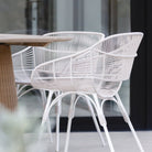 Marina Dining Armchair - Stonewhite & Chalk