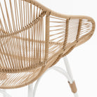 Marina Dining Armchair - Stonewhite & Natural