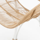 Marina Dining Armchair - Stonewhite & Natural