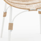 Marina Dining Armchair - Stonewhite & Natural