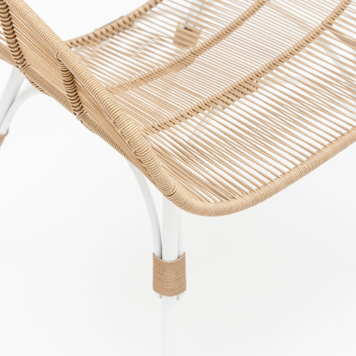 Marina Dining Armchair - Stonewhite & Natural
