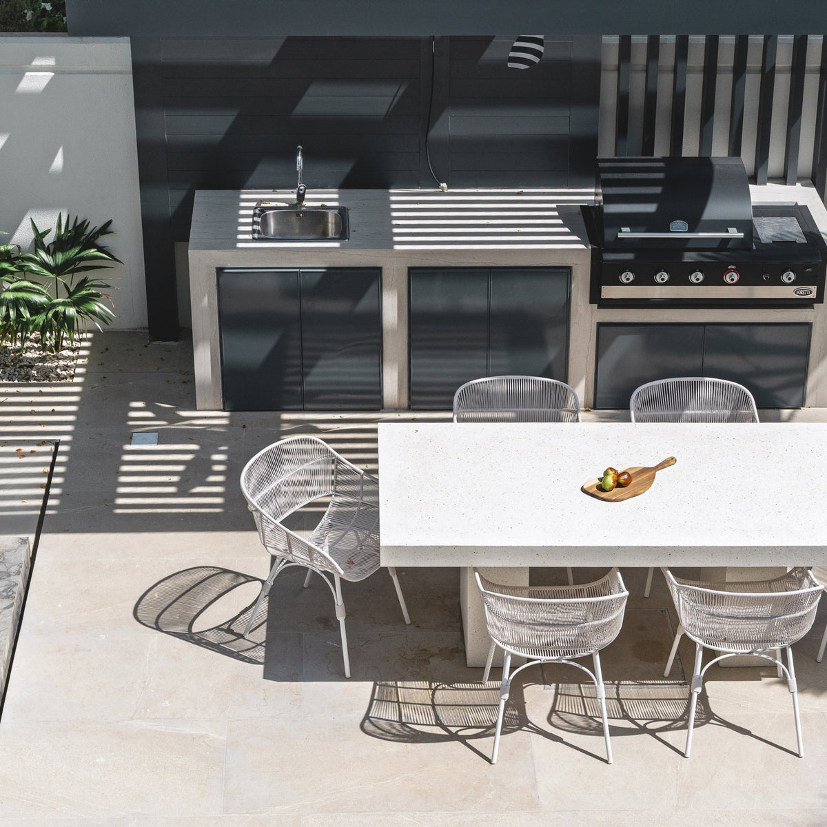Marina Lounge Chair - Stonewhite Chalk