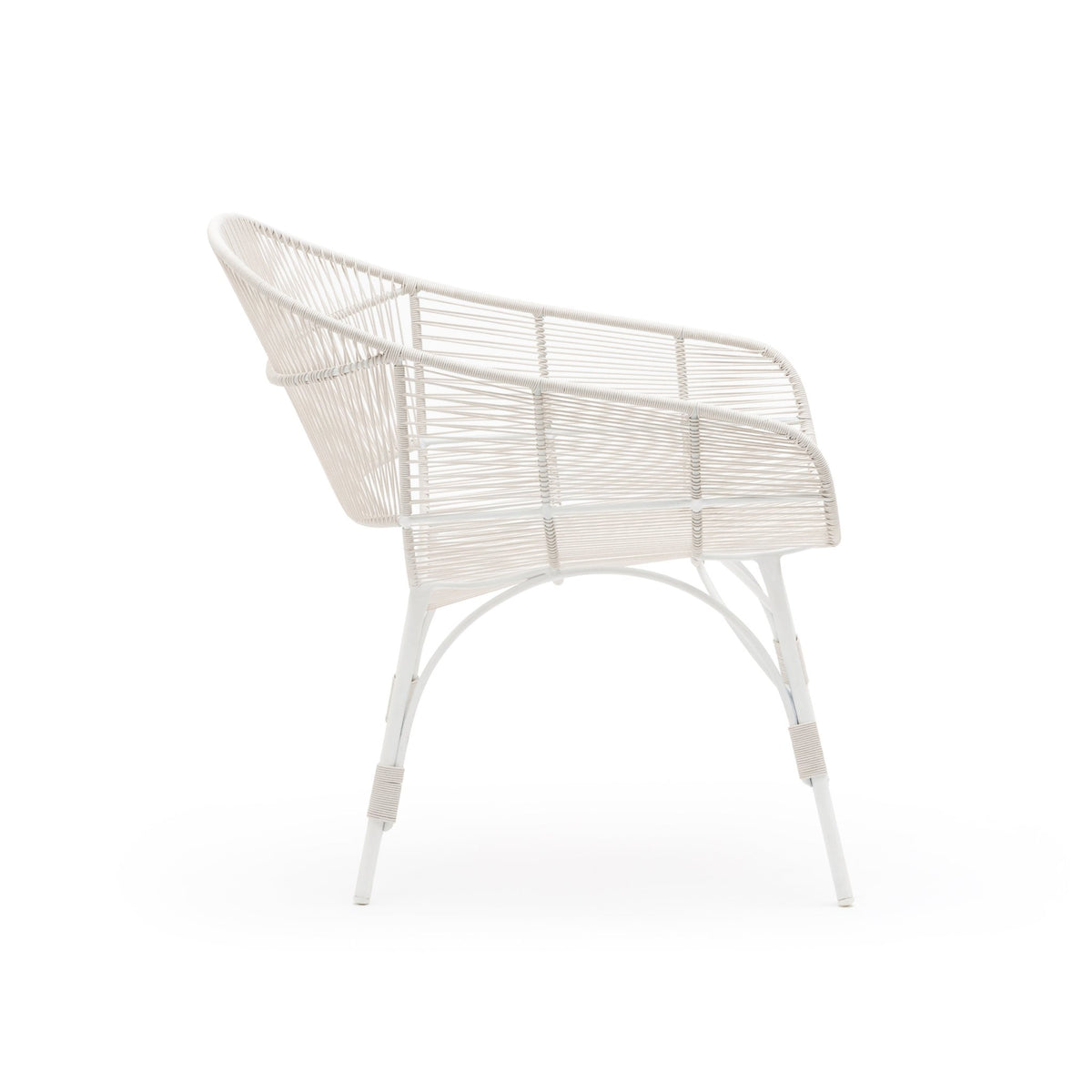 Marina Lounge Chair - Stonewhite Chalk
