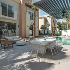 Marina Lounge Chair - Stonewhite Chalk