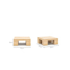 Marlowe Coffee Table - Travertine - Coffee Tables Loom Collection Loom Collection Dubai