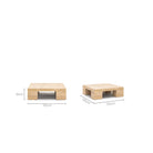 Marlowe Coffee Table - Travertine - Coffee Tables Loom Collection Loom Collection Dubai