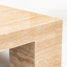 Marlowe Coffee Table - Travertine - Coffee Tables Loom Collection Loom Collection Dubai