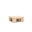 Marlowe Coffee Table - Travertine - Coffee Tables Loom Collection Loom Collection Dubai