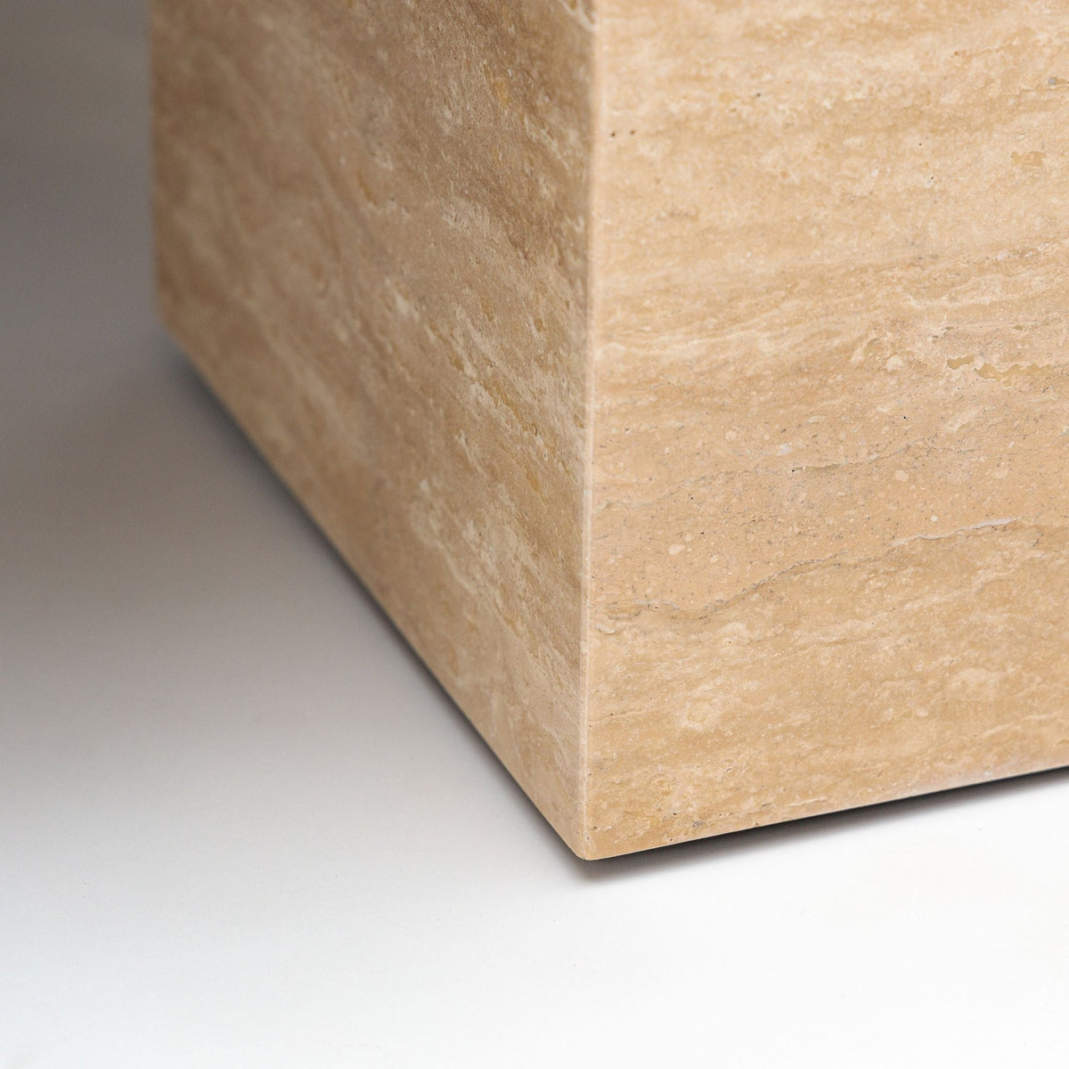 Marlowe Coffee Table - Travertine - Coffee Tables Loom Collection Loom Collection Dubai