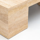Marlowe Coffee Table - Travertine - Coffee Tables Loom Collection Loom Collection Dubai