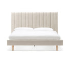 Martina Standard Bed - Beige - Beds Loom Collection Loom Collection Dubai