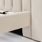 Martina Standard Bed - Beige - Beds Loom Collection Loom Collection Dubai