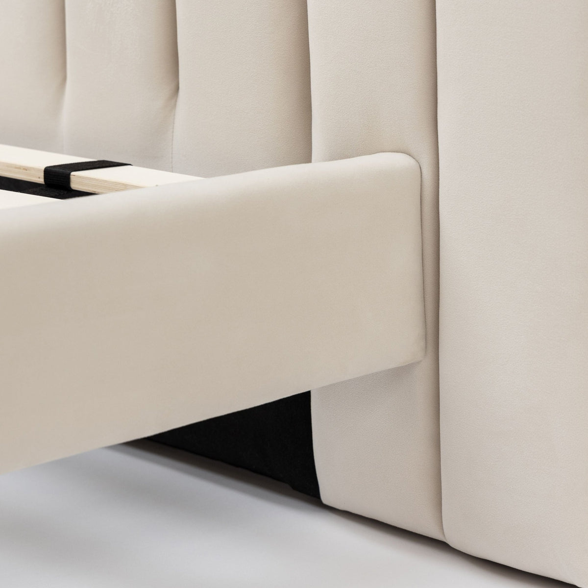 Martina Standard Bed - Beige - Beds Loom Collection Loom Collection Dubai