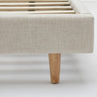 Martina Standard Bed - Beige - Beds Loom Collection Loom Collection Dubai