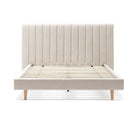 Martina Standard Bed - Beige - Beds Loom Collection Loom Collection Dubai