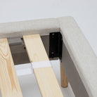 Martina Standard Bed - Beige - Beds Loom Collection Loom Collection Dubai