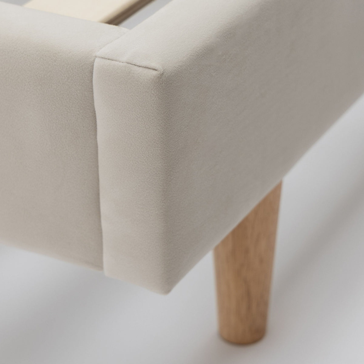 Martina Standard Bed - Beige - Beds Loom Collection Loom Collection Dubai