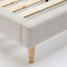 Martina Standard Bed - Beige - Beds Loom Collection Loom Collection Dubai