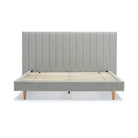 Martina Standard Bed - Silver - Beds Loom Collection Loom Collection Dubai