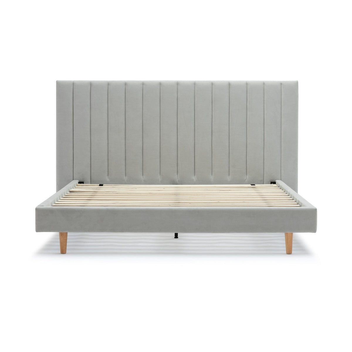 Martina Standard Bed - Silver - Beds Loom Collection Loom Collection Dubai