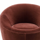Meg Swivel Chair - Burgundy