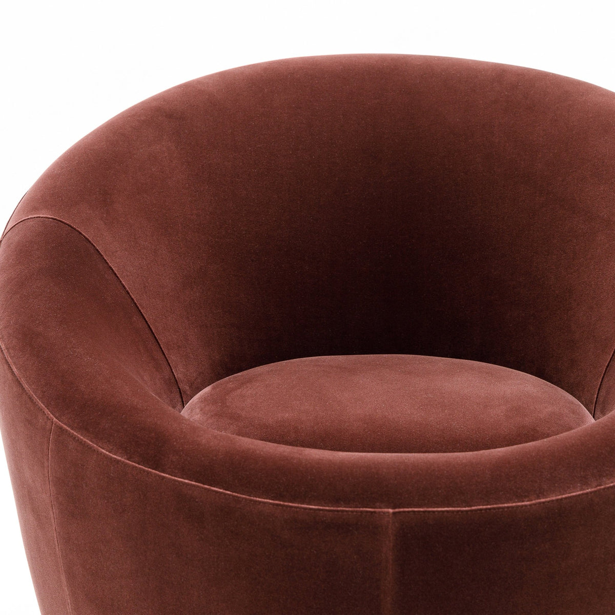 Meg Swivel Chair - Burgundy