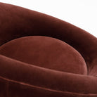 Meg Swivel Chair - Burgundy