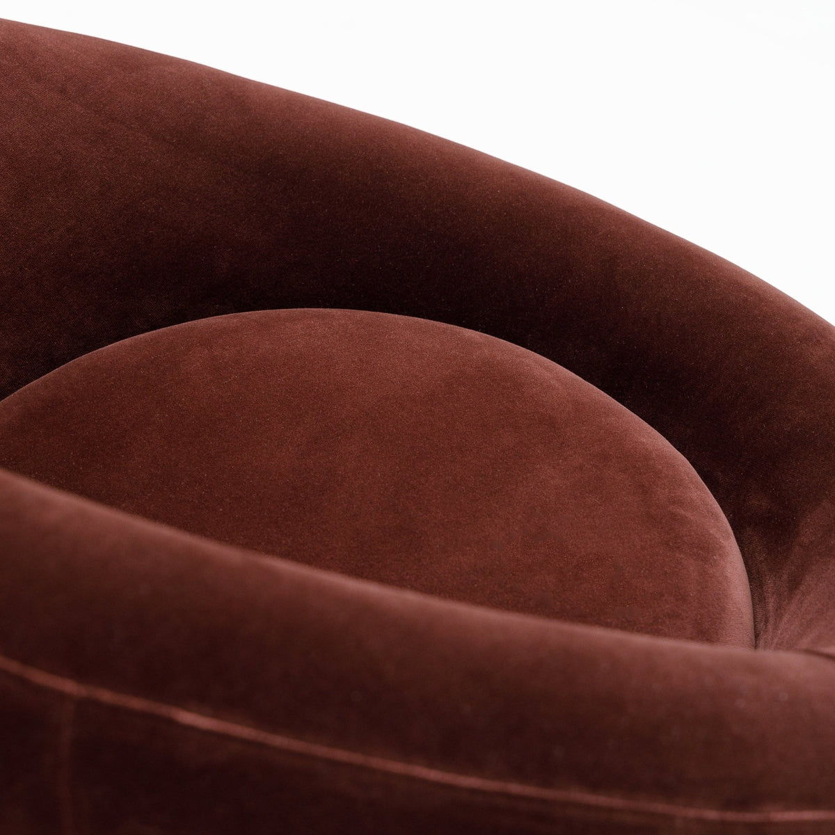 Meg Swivel Chair - Burgundy