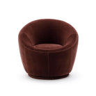 Meg Swivel Chair - Burgundy