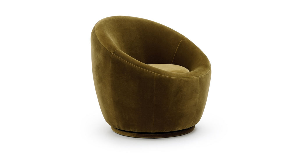 Meg Swivel Chair - Moss - Loom Collection