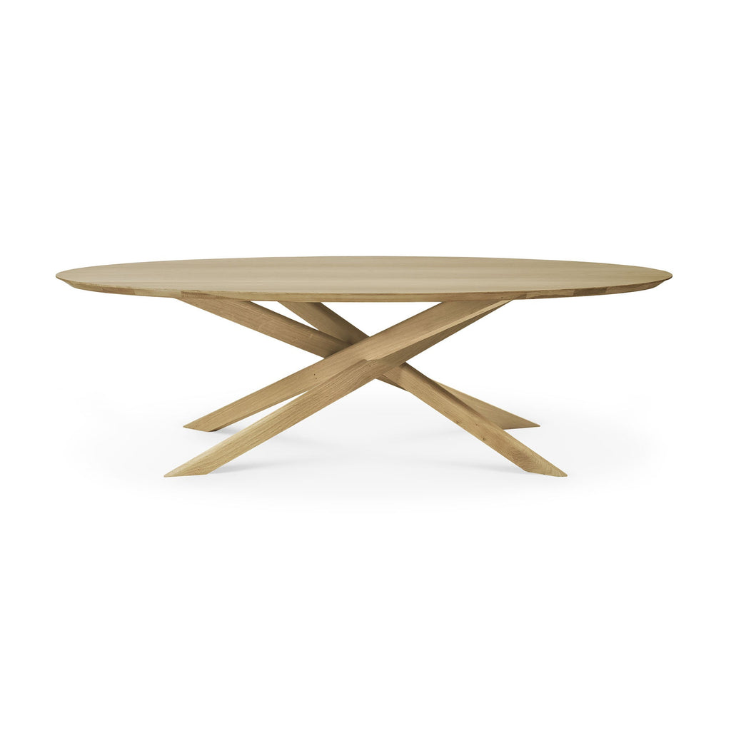 Mikado Oval Dining Table - Oak - Loom Collection