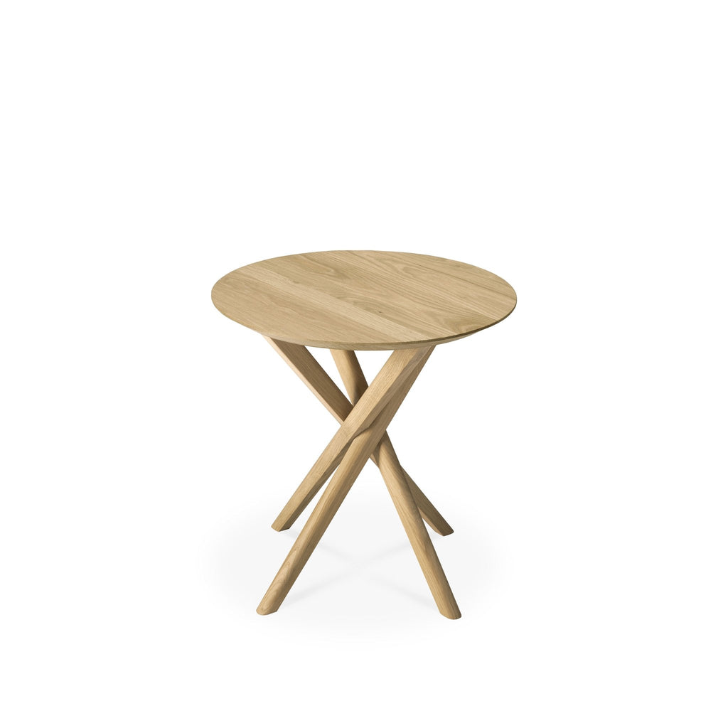 Mikado Side Table - Oak - Round - Loom Collection