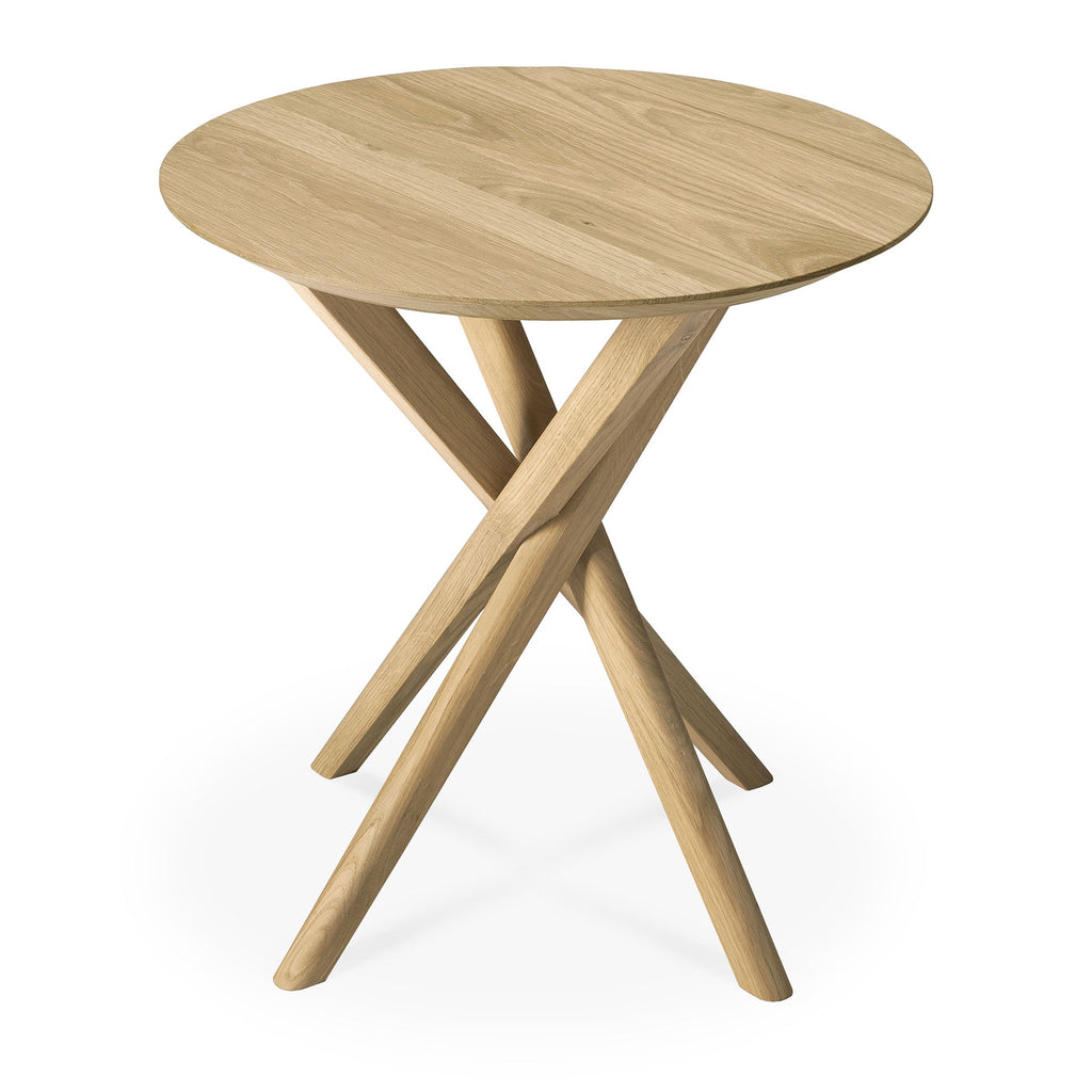 Mikado Side Table - Oak - Round - Loom Collection