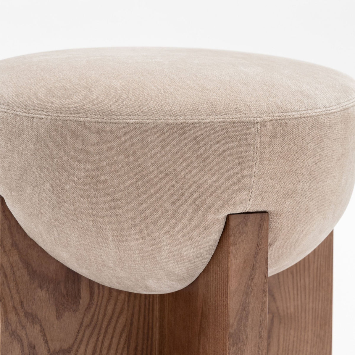 Milo Ottoman - Mushroom - Ottomans Loom Collection Loom Collection Dubai
