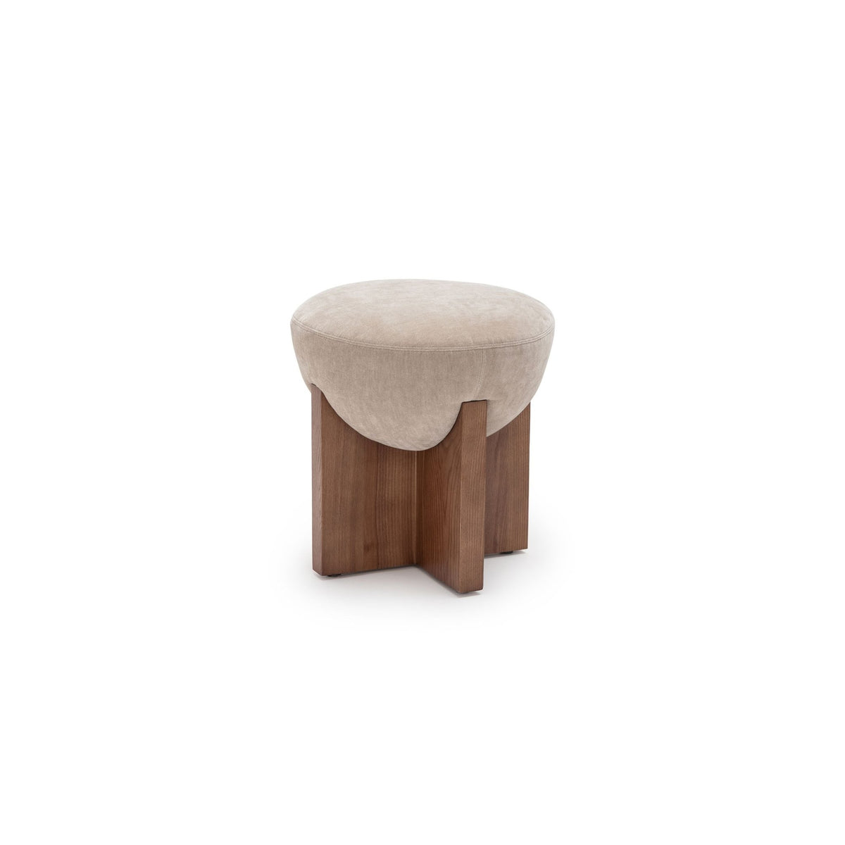 Milo Ottoman - Mushroom - Ottomans Loom Collection Loom Collection Dubai